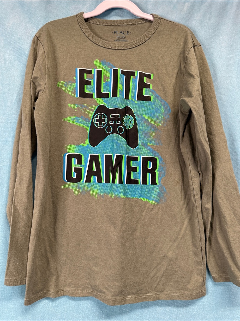 The Children's Place Brown 'Elite Gamer' Graphic Long Sleeve Tee